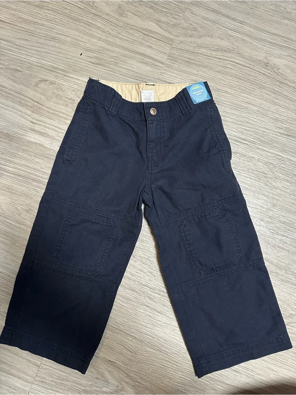 Gymboree Navy Straight-Leg Cargo Pants